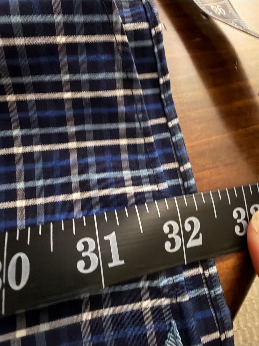 UNTUCKit Armstrong-WF Blue Plaid 100% Cotton Long Sleeve Slim Fit Shirt XXL - Picture 9 of 9